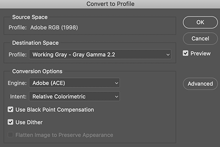 convert to greyscale