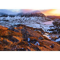 Walls of Jerusalem winter sunset, Tasmania