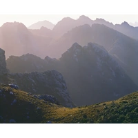 Western Arthur Range from High Moor, southwest Tasmania