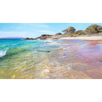 Spiky Beach Pastel_45 x66cm_Canvas