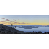 Bruny Island from Woodbridge Hill II- Large 138x55cm, Canvas Print only