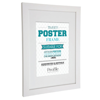 045 White Timber Poster Picture Frame  A2/A1 594x841/420x594mm