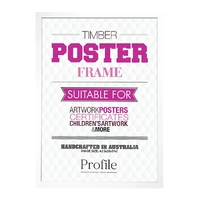 045 Timber Poster Frames - A2 White