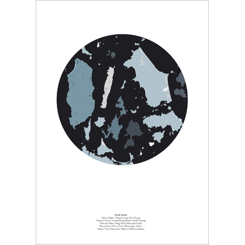 Aerial Islands -  A4  29.7x21cm