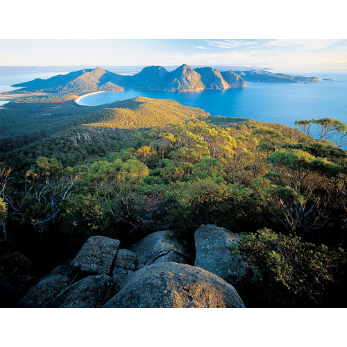 View to Wineglass Bay, Freycinet NP, Tasmania
