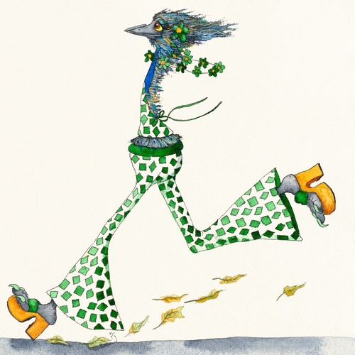 Op-Shopping Emu: Walking with Flair