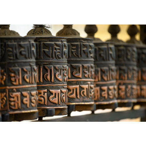 Prayer Wheels, Swayambhunath, Kathmandu, Nepal