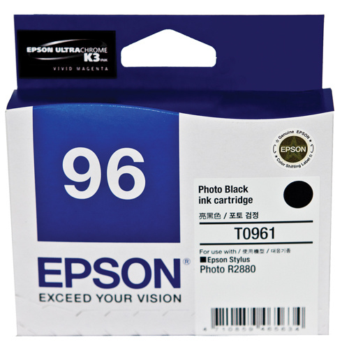 Epson Stylus Photo R2880 Ink Photo Black T0961