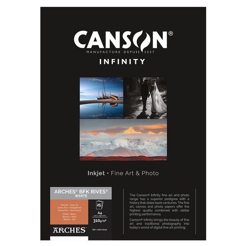 Canson Infinity BFK Rives White 310GSM 